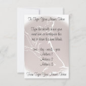 Invitations de chien de chien de chien de chien de (Dos)