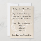 Invitations de chien de chien de chien de chien de (Dos)