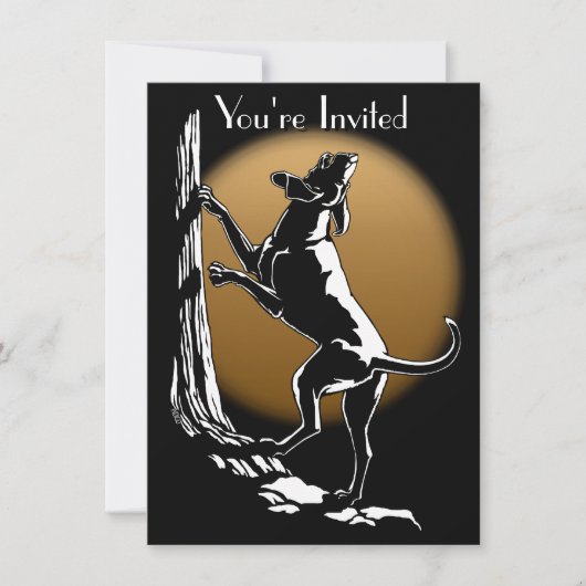 Invitations de chien de chien de chien de chien de (Devant)