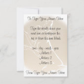 Invitations de chien de chien de chien de chien de (Dos)