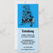 Invitations de chiens carlins (Dos)