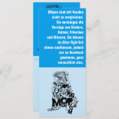 Invitations de chiens carlins (Devant / Derrière)