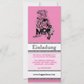 Invitations de chiens carlins (Dos)