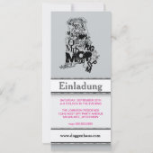 Invitations de chiens carlins (Dos)