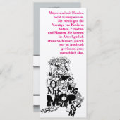 Invitations de chiens carlins (Devant / Derrière)