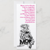 Invitations de chiens carlins (Devant)