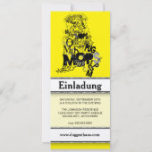 Invitations de chiens carlins (Dos)