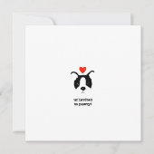 Invitations de chiots (Devant)