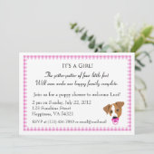 Invitations de chiots à la douche (Debout devant)