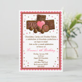 Invitations De Chocolat Sweet Shop (Debout devant)