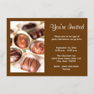 Invitations de chocolats