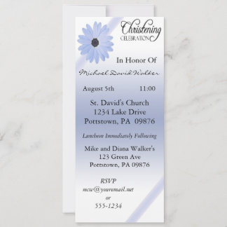 Invitations de Christening pour les garçons