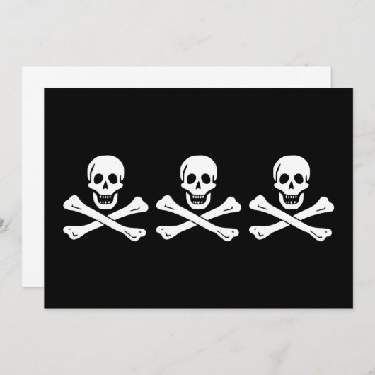 Invitations de Christopher Condent (Devant / Derrière)