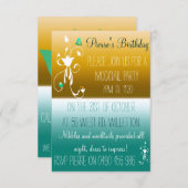 Invitations de ciel de désert (Devant / Derrière)