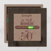 Invitations de cigare aux 50 ans de FUNNY (Devant / Derrière)