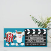 Invitations de cinéma nocturne (Turquoise) (Debout devant)