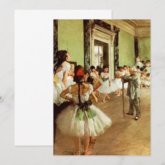 Invitations de classe de danse (Devant / Derrière)