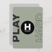 Invitations de classique de bat mitzvah de barre (Devant / Derrière)