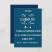 Invitations de clé de partie de pendaison de (Devant / Derrière)