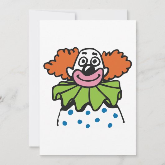 Invitations de clowns (Devant)