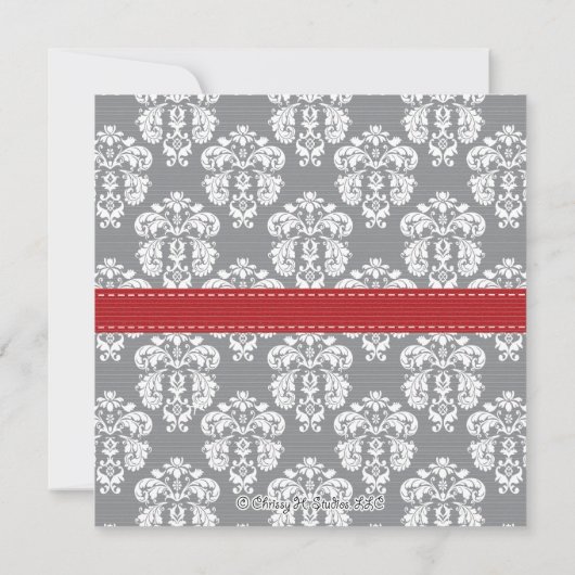 Invitations de cocktail de vacances de Noël (Dos)