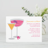 Invitations de Cocktail d'été (Debout devant)