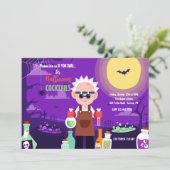 Invitations de Cocktail Halloween (Debout devant)