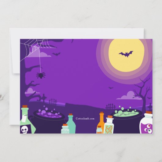 Invitations de Cocktail Halloween (Dos)