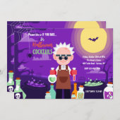Invitations de Cocktail Halloween (Devant / Derrière)