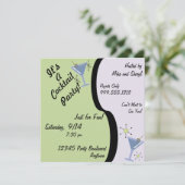 Invitations de Cocktail Party (Debout devant)