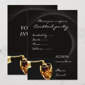 Invitations de cocktails (Devant / Derrière)