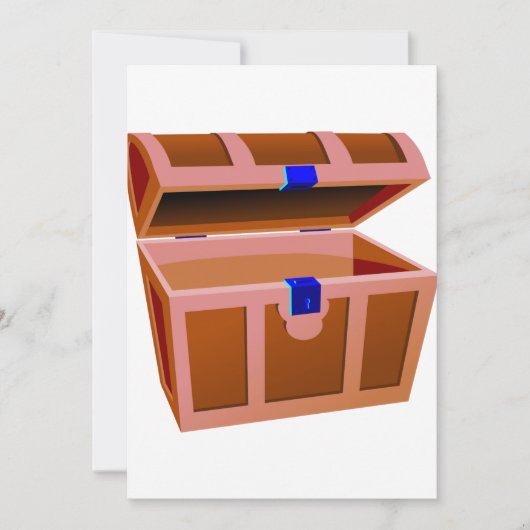 Invitations de coffre au trésor (Devant)