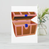 Invitations de coffre au trésor (Debout devant)