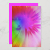 Invitations de colorant de cravate (Devant / Derrière)