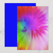 Invitations de colorant de cravate (Devant / Derrière)