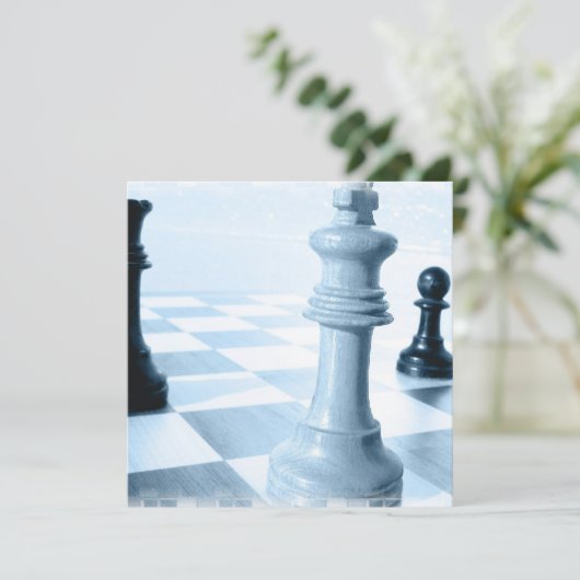 Invitations de conception d'échecs (Debout devant)