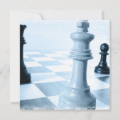 Invitations de conception d'échecs (Devant)