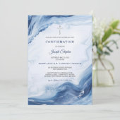 Invitations de confirmation de garçon personnalisé (Debout devant)