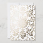 Invitations de confirmation | Mandala Gold Foil (Dos)