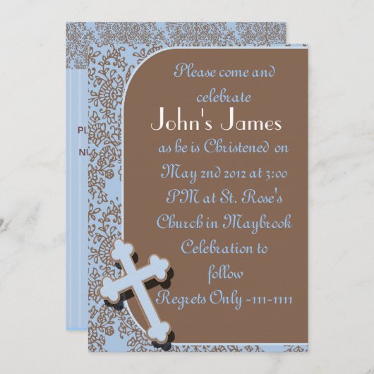 Invitations de confirmation pour la conception des (Devant / Derrière)