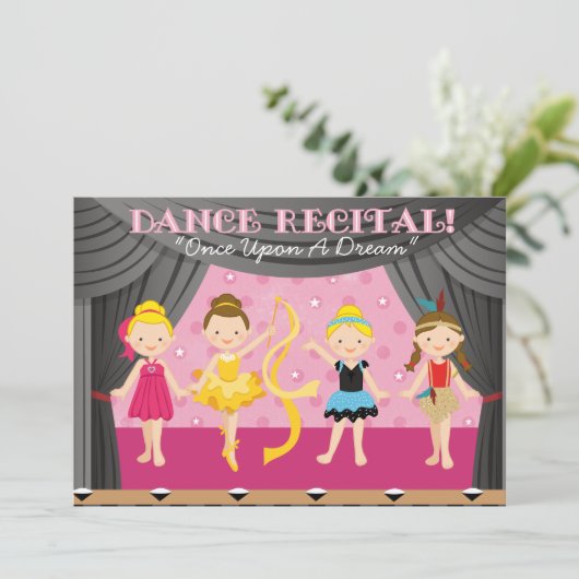 Invitations de considérant de danse (Debout devant)