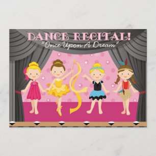 Invitations de considérant de danse