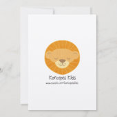 Invitations de considérant de danse (Dos)