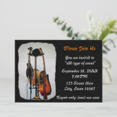 Invitations de considérant d'instruments de (Debout devant)