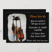 Invitations de considérant d'instruments de (Devant / Derrière)