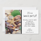 Invitations de coquillages (Devant)