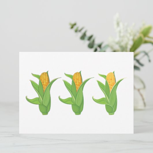 Invitations de Corn Cobs (Debout devant)