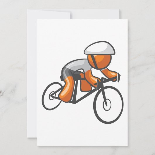 Invitations de course à vélo (Devant)