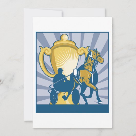 Invitations de course de harnais (Devant)