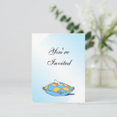 Invitations de Coussins Turquoises Cinderella Slip (Debout devant)